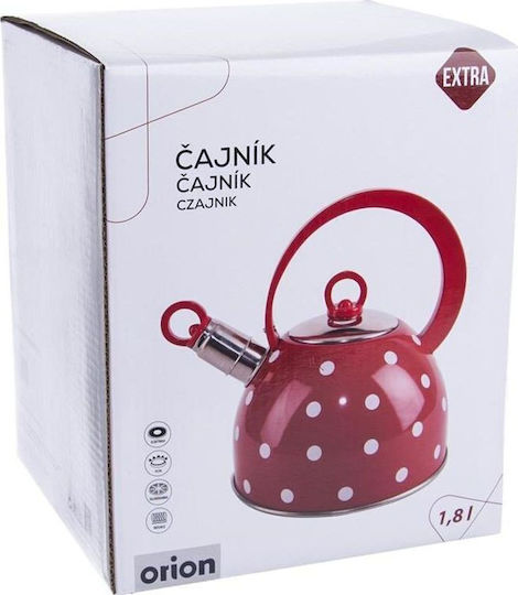 Orion Stainless Steel Teapot 1800ml