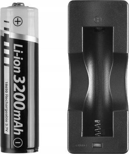 Mactronic Taschenlampe LED mit maximaler Helligkeit 1000lm Schwarz