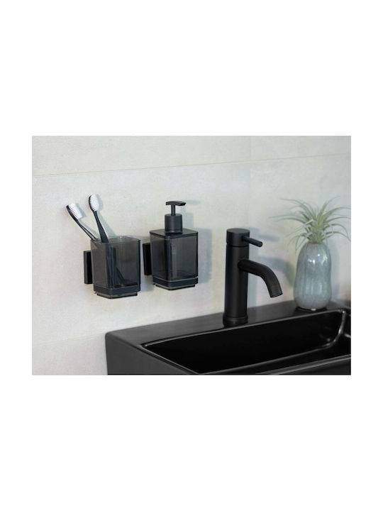 Wenko Επιτοίχιο Dispenser Πλαστικό Μαύρο 340ml