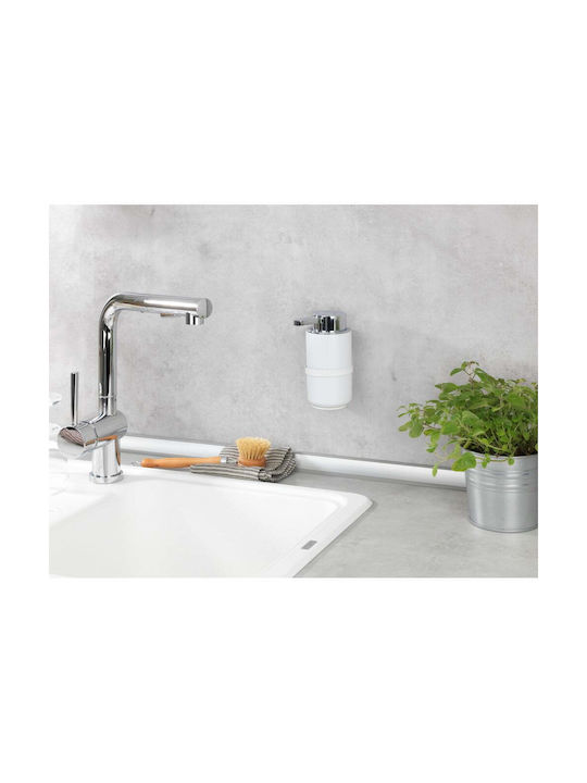 Wenko Επιτοίχιο Dispenser Κεραμικό Λευκό 250ml