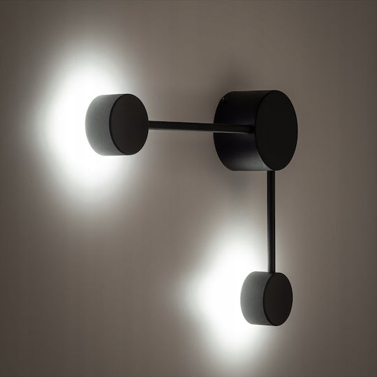TK Lighting Modern Leuchte Wand mit Fassung GX53 Schwarz