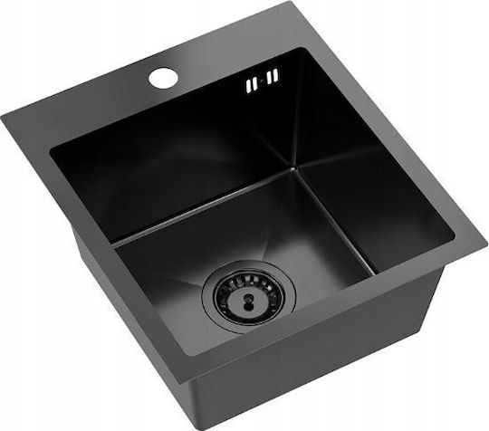 Quadron Chiuvetă Bucătărie Drop-In 40x45cm Neagră