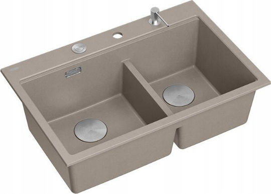 GraniteQ Ένθετος από Συνθετικό Γρανίτη Μ76xΠ50cm