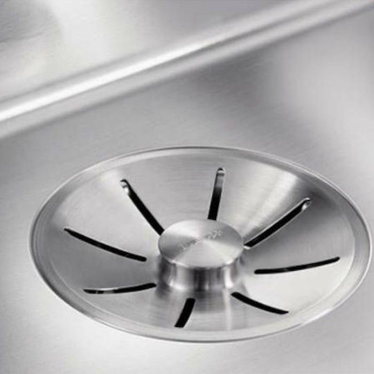 Blanco Zerox 400/400-u Undermount Kitchen Sink Inox Satin Finish Silver 86.5x44cm