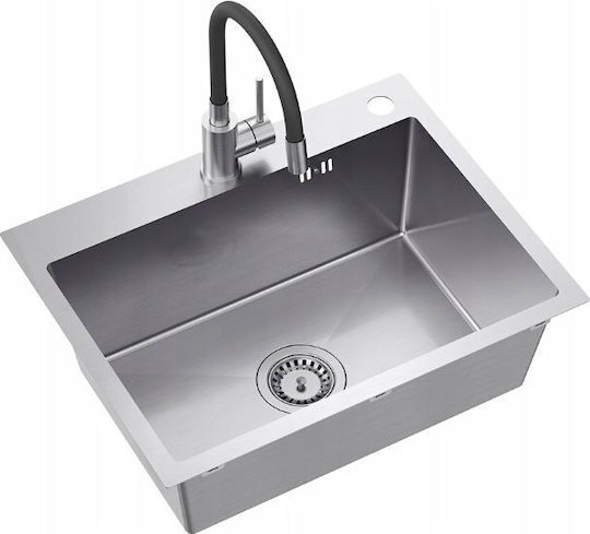 Quadron Drop-In Spüle aus Verbundgranulat B58xT45cm