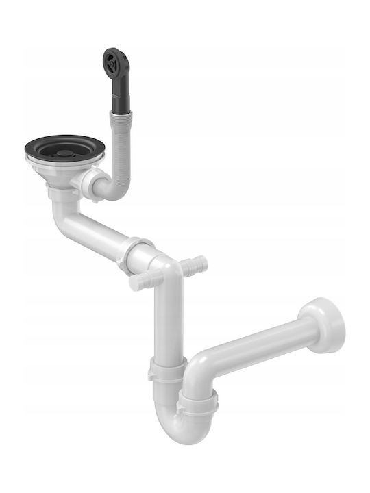 GraniteQ Drop-In Chiuvetă Inox L77xW44cm Negru