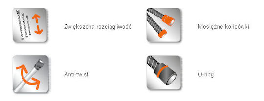 Wąż Prysznicowy Invena Chrom 175cm Aw-22-175