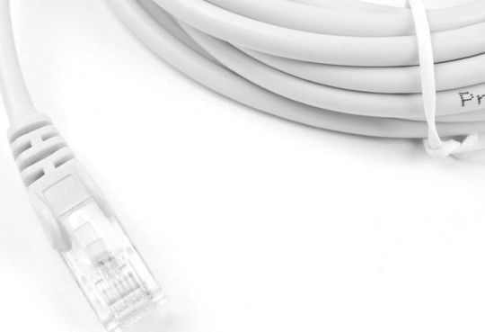 PremiumCord U/UTP Cat.6 (Gigabit) Καλώδιο Δικτύου Ethernet 15m Γκρι
