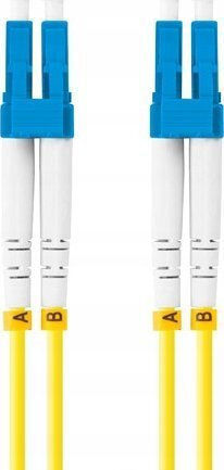 Lanberg Lanberg Optische Faser Kabel LC/UPC-LC/UPC 0,5m Gelbe
