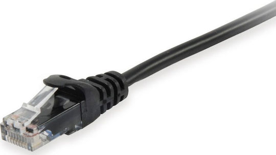 Equip U/UTP Кат.6 (Gigabit) Мрежов Кабел Ethernet 0.15м Черен