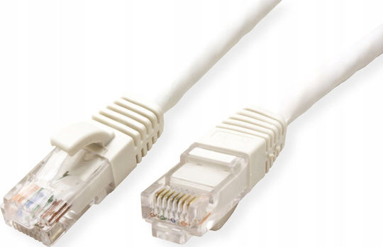 Value U/UTP Кат.6 (Gigabit) Мрежов Кабел Ethernet 10м Бял