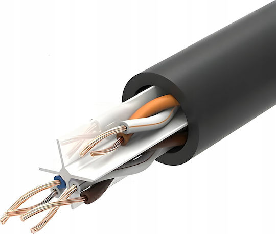Montis U/UTP Cat.6 Cablu de rețea Ethernet 1m Negru 1buc