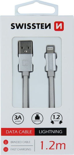 Swissten USB-A zu Lightning Kabel Grün 1.2m (71523207)