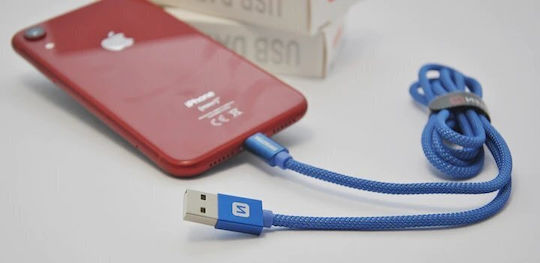 Swissten USB-A zu Lightning Kabel Grün 1.2m (71523207)