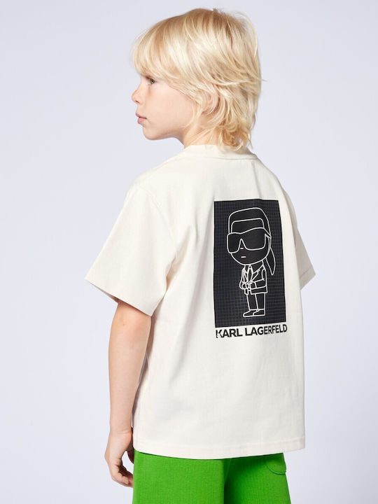 Kids' T-shirt off white, Ecru