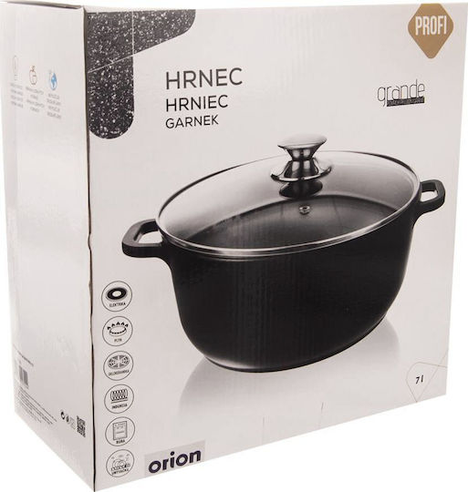 Orion Große Kochtopf aus Aluminium 7l / 28cm