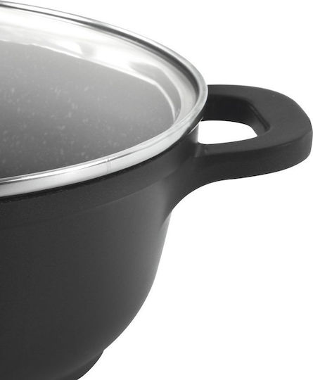 Orion Grande Aluminum Pan with Lid with Non-Stick Interior Coating 28cm