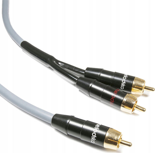 Melodika Кабел RCA мъжки - RCA мъжки 12м MDSWY120G