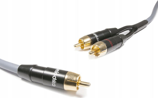 Melodika Кабел RCA мъжки - RCA мъжки 12м MDSWY120G