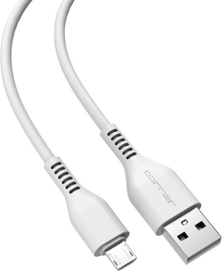 Jellico Regulär USB 2.0 auf Micro-USB-Kabel Weiß 2m 1Stück
