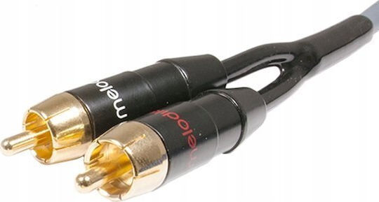 Melodika Кабел RCA мъжки - RCA мъжки 12м MDSWY120G
