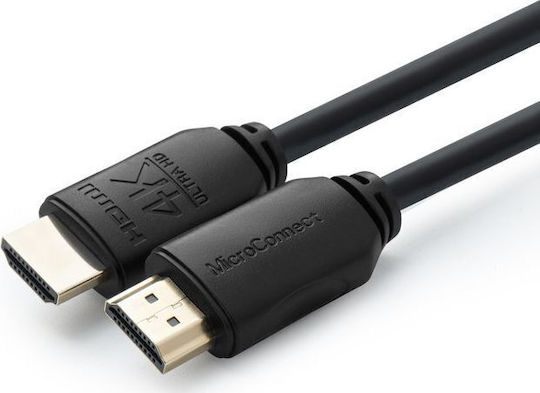 Microconnect Cable HDMI male - HDMI male 10m Μαύρο