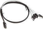 InLine SAS / Mini SAS - SAS Cable 75cm Λευκό (27620A)
