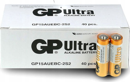 Genius Pack Alkaline Batteries AA 1.5V 40pcs