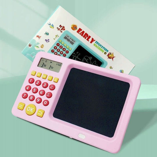 Tablet Rysunkowy Tablica Lcd 5 2'' Kolorowa Deska Kreślarska + Kalkulator Różowy