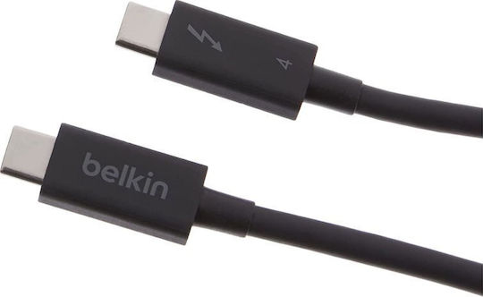 Belkin Редовна Thunderbolt 4 Кабел 100W Черен 1м