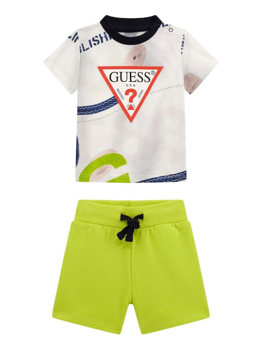 Guess Kids' Set with Shorts 2pcs White