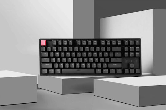 Keychron Keychron K8 V2 Drahtlos Gaming Mechanische Tastatur Tenkeyless mit Keychron Super Red Schaltern und RGB-Beleuchtung (Englisch US)