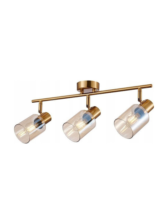 Italux Santia Ceiling Mount Light Honey with Socket E14