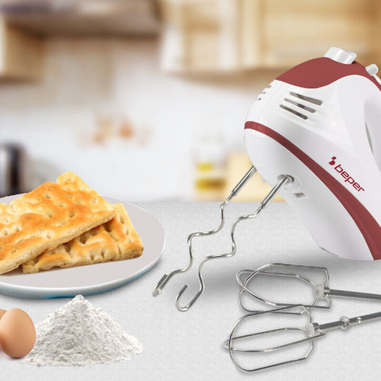 Beper Μίξερ Χειρός 300W Λευκό