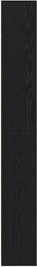 Bücherschrank Schwarze Eiche 80x24x176cm
