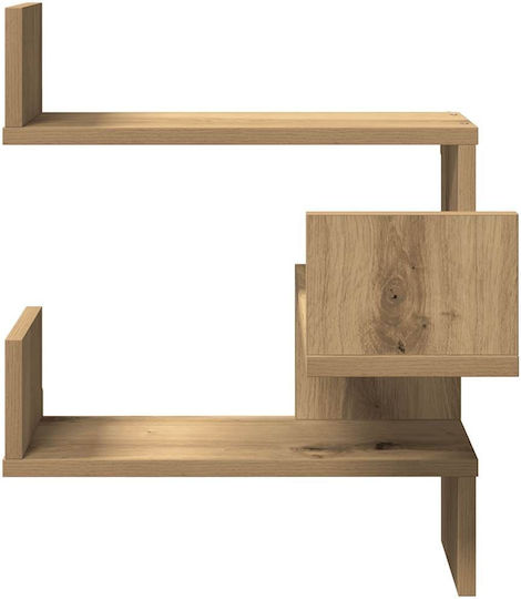 Eckige Wandregale Braune 2Stücke 40x40x49.5cm