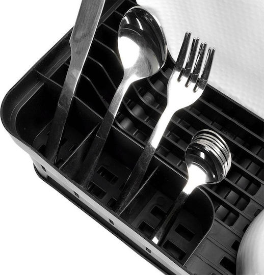 Vilde Scurgător De Chiuvetă Din Plastic Negru 39.8x31x12cm