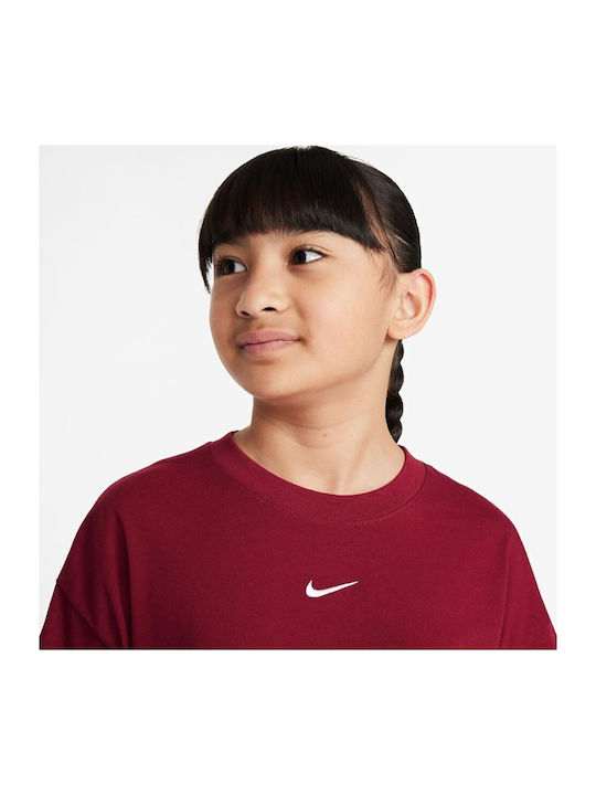 Kids' T-shirt Burgundy Sportswear
