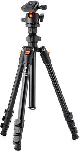 K&F Concept B1234M Video Tripod With KF28S Nylon Ball Head