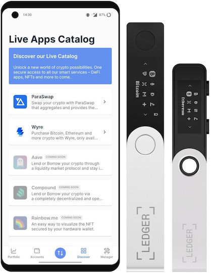 Ledger Ledger Nano X Cryptocurrency Wallet