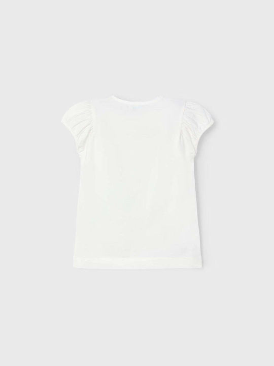 Mayoral Children's Blouse Short Sleeve Ecru