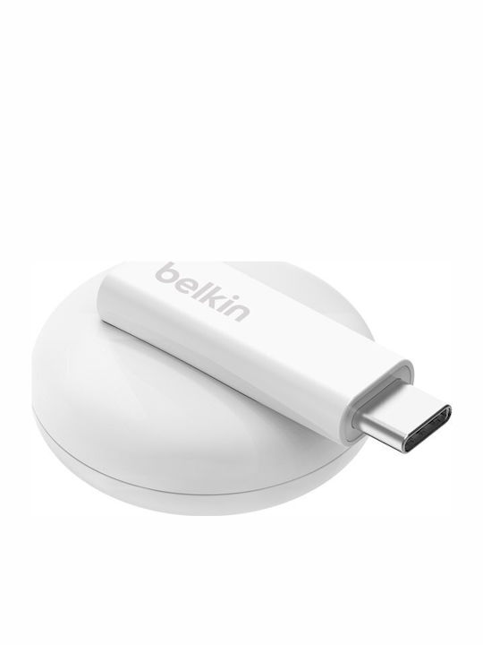 Belkin BoostCharge Зарядно за Apple Watch Бялς
