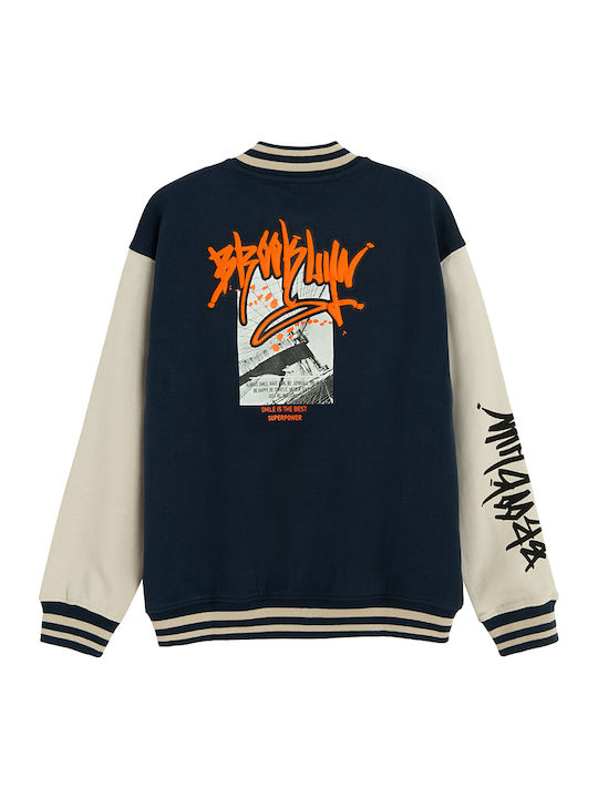 Cardigan Pentru Copii Albastru Marin Brooklyn