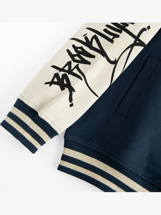Cardigan Pentru Copii Albastru Marin Brooklyn
