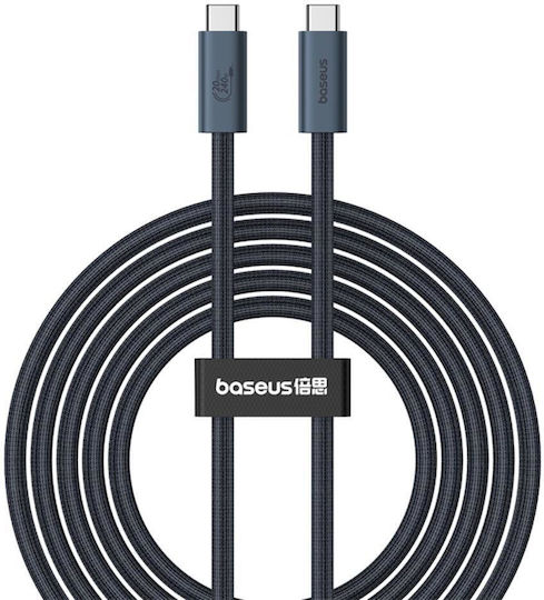 Baseus Flash 2 USB 4 Cable USB-C male - USB-C 240W Black 1m (P10311803112-00)