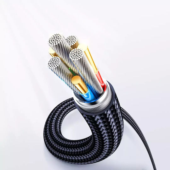 Joyroom USB 2.0 Cable USB-C Male - USB-C 100W PD Blue 1.2m S-CC100A4