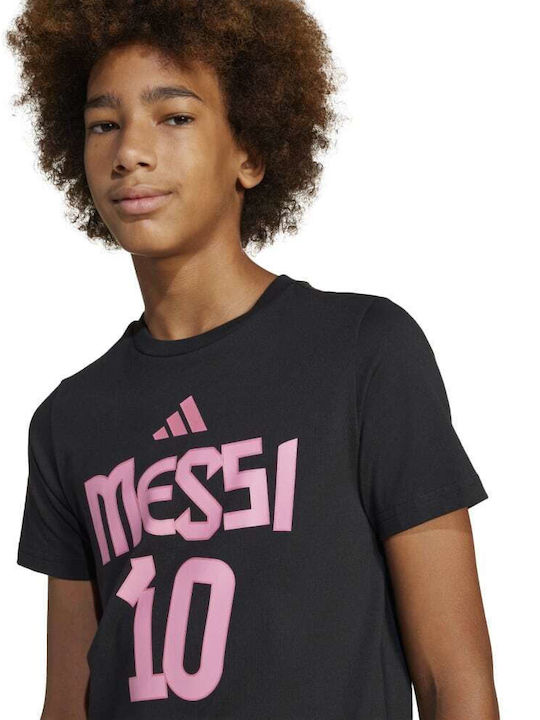 Kinder-T-Shirt Schwarz Graphic