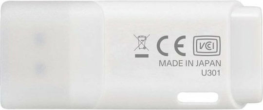 Kioxia U301 Hayabusa 32ГБ USB 3.2 Стик Бял