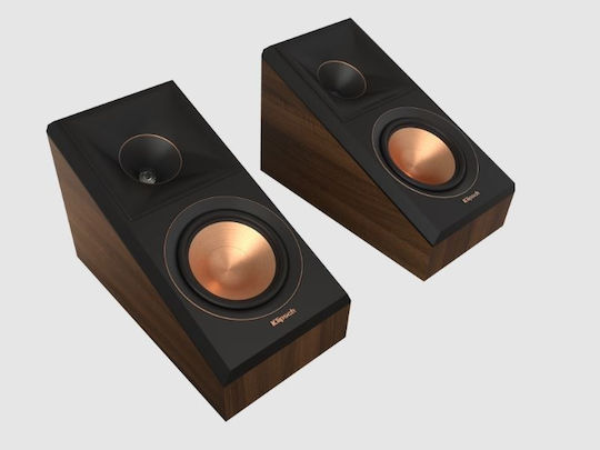 Klipsch RP-500SA II Dolby Atmos RP-500SA II Pair of Hi-Fi Speakers Wall Mounted 300W 2 No of Drivers W17.3xD28.4xH18.8cm. Walnut