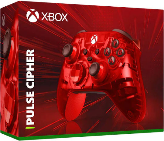 Microsoft Pulse Cipher Special Edition Ασύρματο Gamepad για Xbox Series Κόκκινο